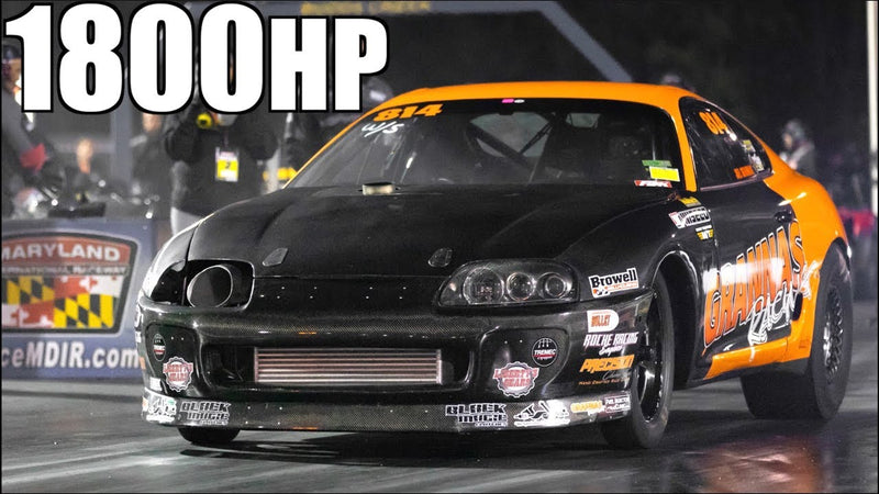 1800HP Stick Shift Supra Almost Wrecks (AMAZING SAVE!)- Fastest Manual Supra EVER