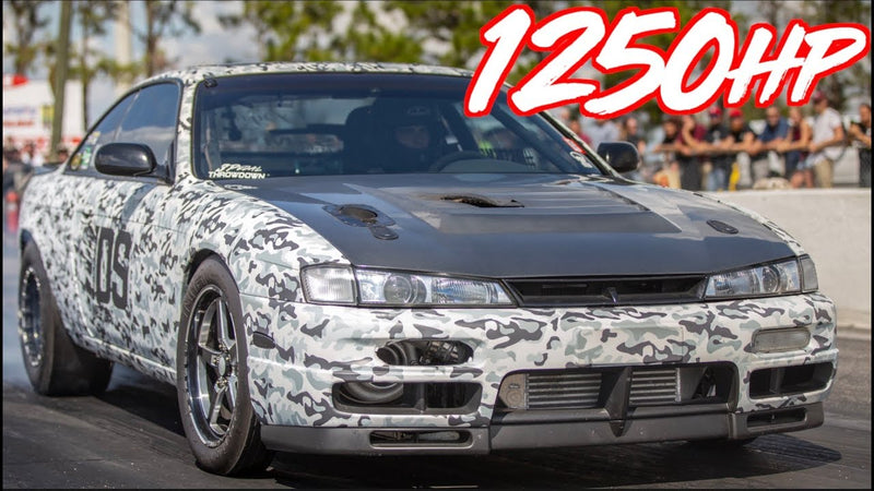 1250HP Nissan 240sx Breaks 7's SHIFTING H-Pattern Trans!