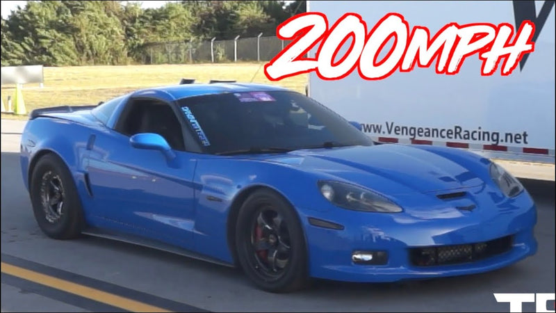 1468HP Corvette Birthday Surprise! - Breaks 200mph Half Mile Record