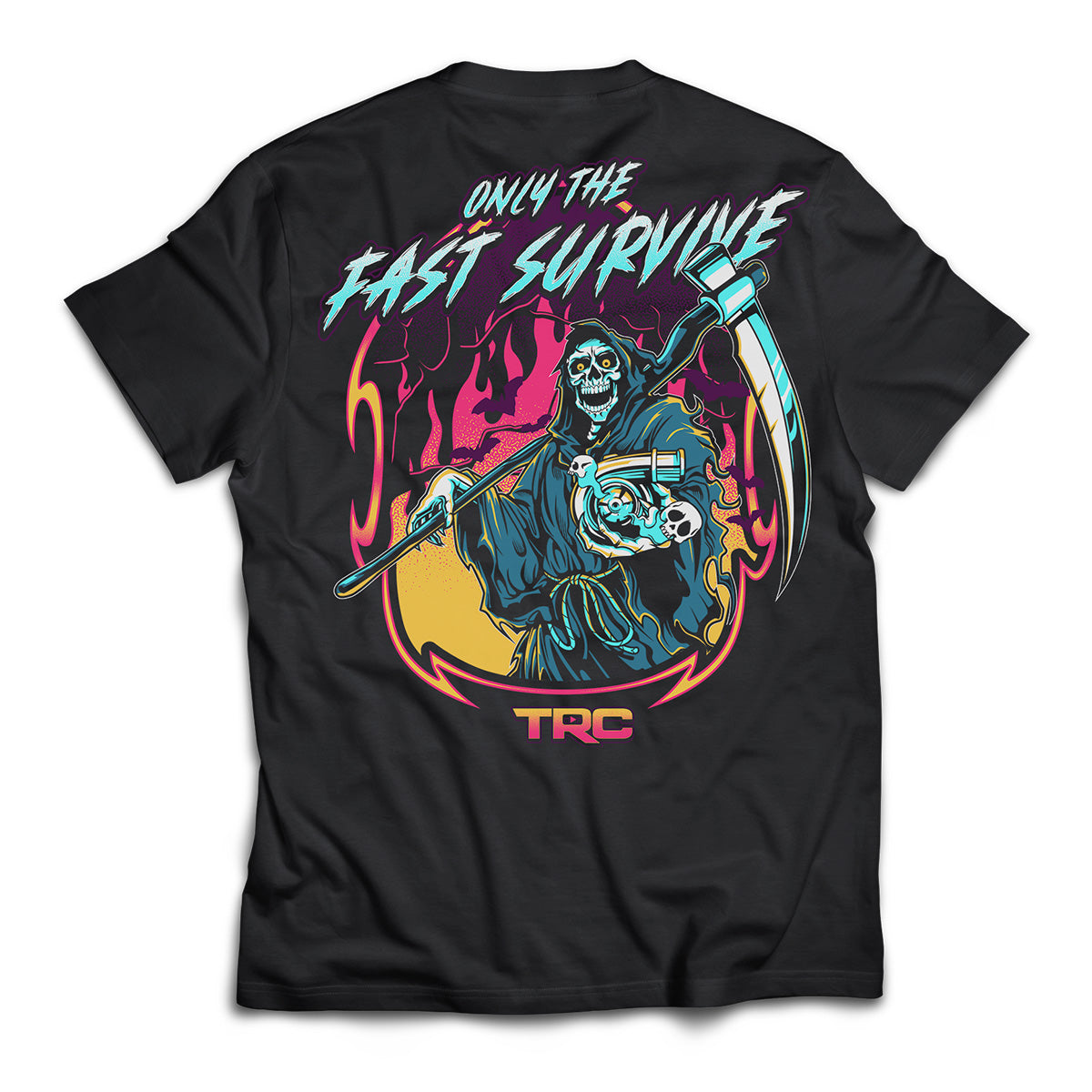 TRC Halloween "Only The Fast Survive" Reaper Premium T-Shirt (800 Entries + 200 Bonus)