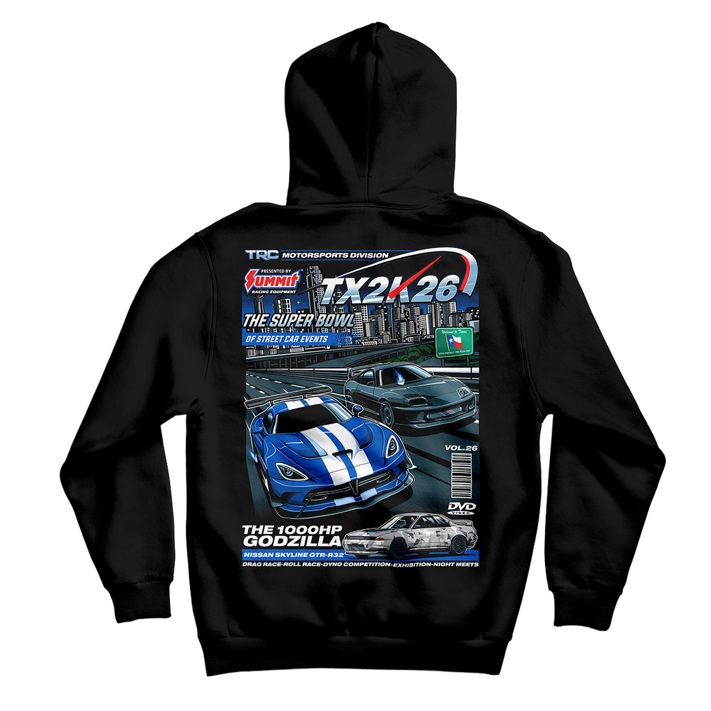 TRC x TX2K26 'Street Legends' Premium Hoodie – That Racing Channel