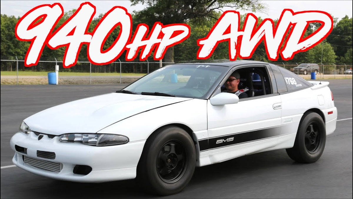 940HP AWD Eagle Talon on 50psi! - Ride Along Amazing Acceleration