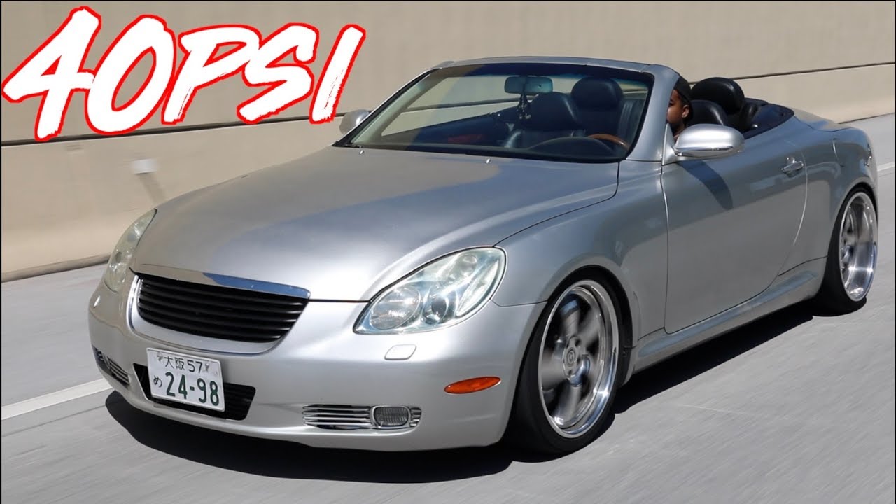 Sleeper 2JZ Lexus SC430 - 40PSI on STOCK ENGINE!