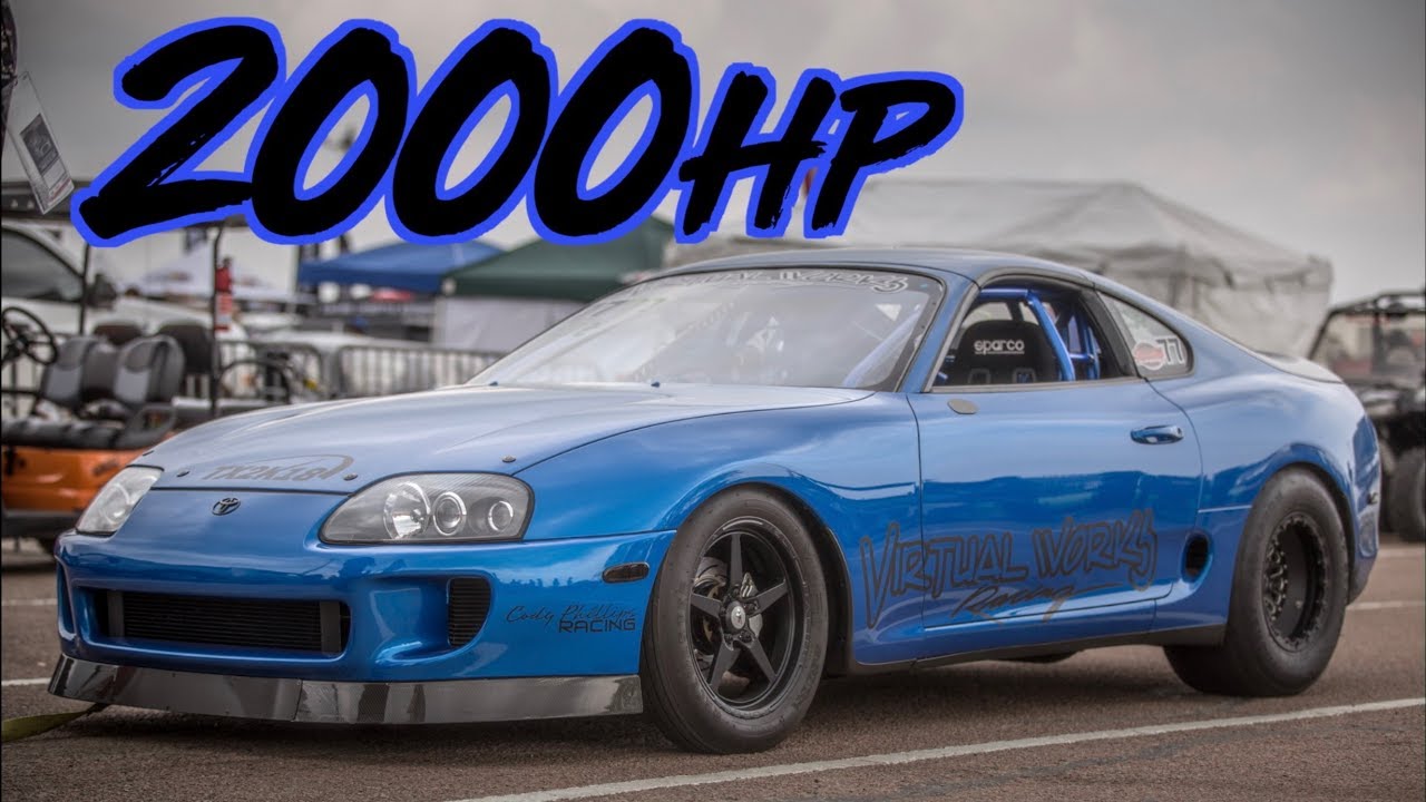 2000HP Toyota Supra  - Cleanest Race Supra's We've Ever Seen!