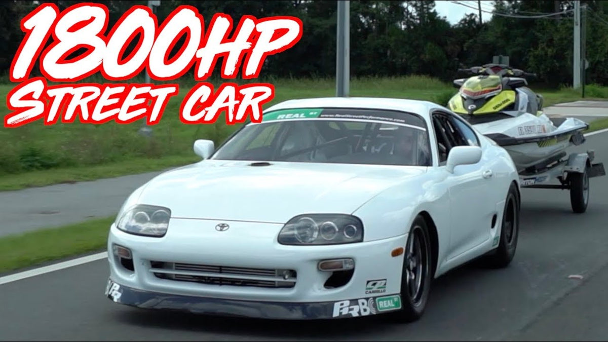 1800HP Street Supra Breaks 6's! - Fastest Street Driven Supra in the World!