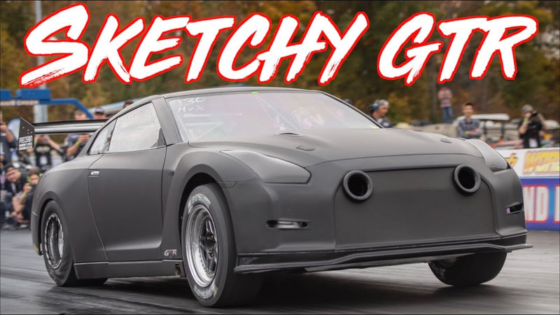 Sketchy 2300HP GTR goes 210mph in 7 Seconds - BRUTAL ACCELERATION!