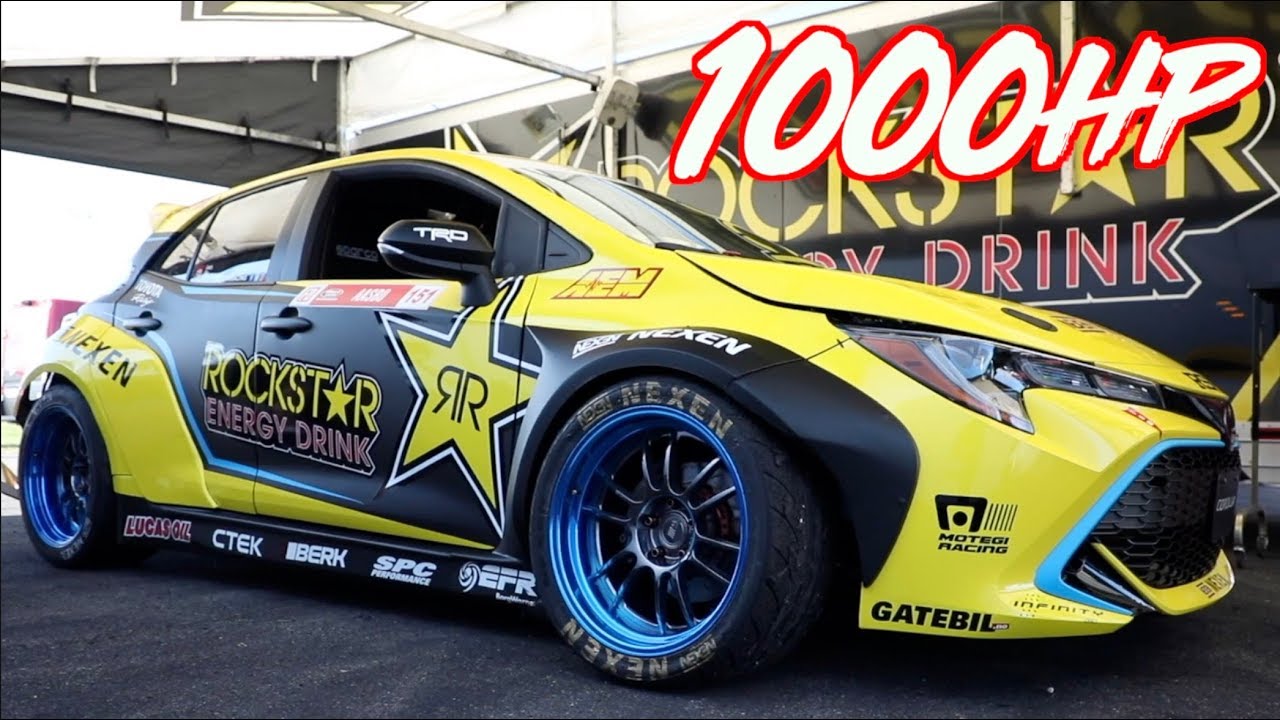 1000HP Prototype Toyota Corolla RWD Conversion - 4cyl on Boost and Nitrous!