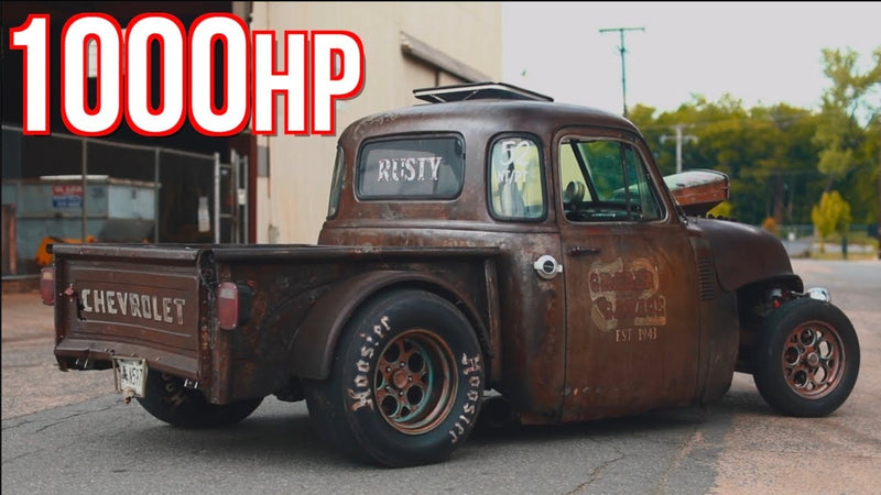 1000HP Rat Rod Truck GAPS EVERYTHING - He Built it For Under $10,000!