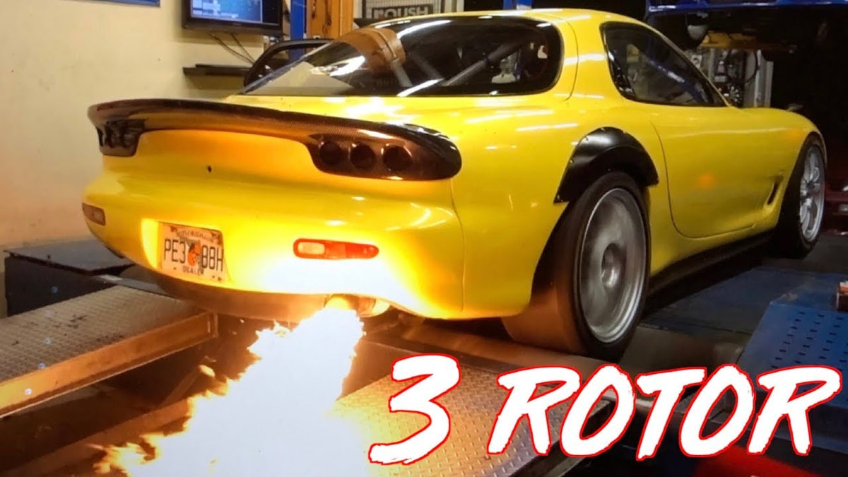 20B 3 Rotor RX7 SCREAMS 10,000RPM on the Street - Amazing Sounds!