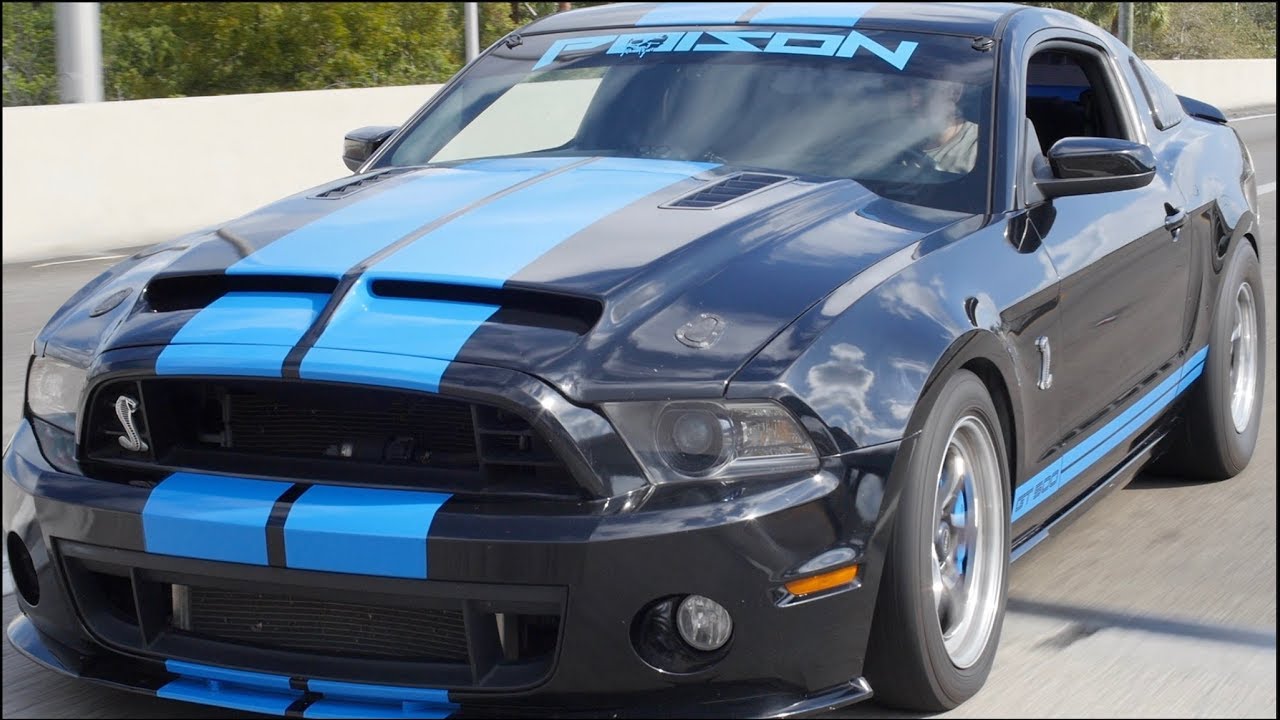 ROWDY Shelby GT500 SMOKES Supercar on the Street!
