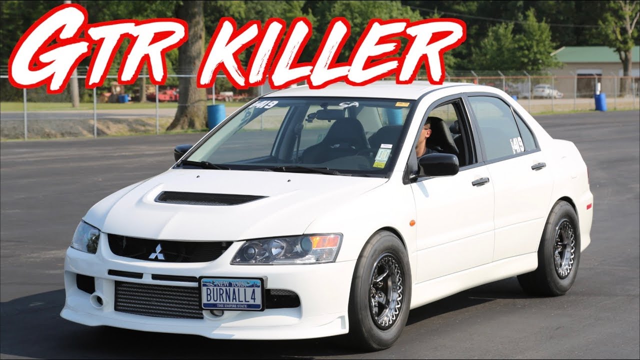 Evo 9 Punishes Modified GTR on the Highway! - "BURNALL4"