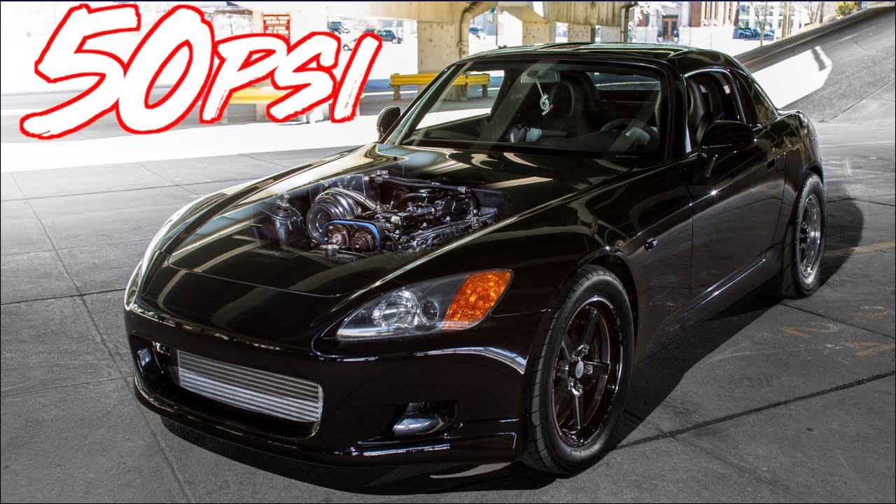 1350HP 2JZ S2000 50PSI Ride Along - Rolling Antilag BOOST!
