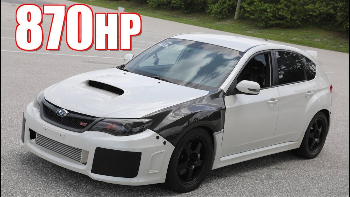 870WHP Subaru STI - His First Race Car Project!