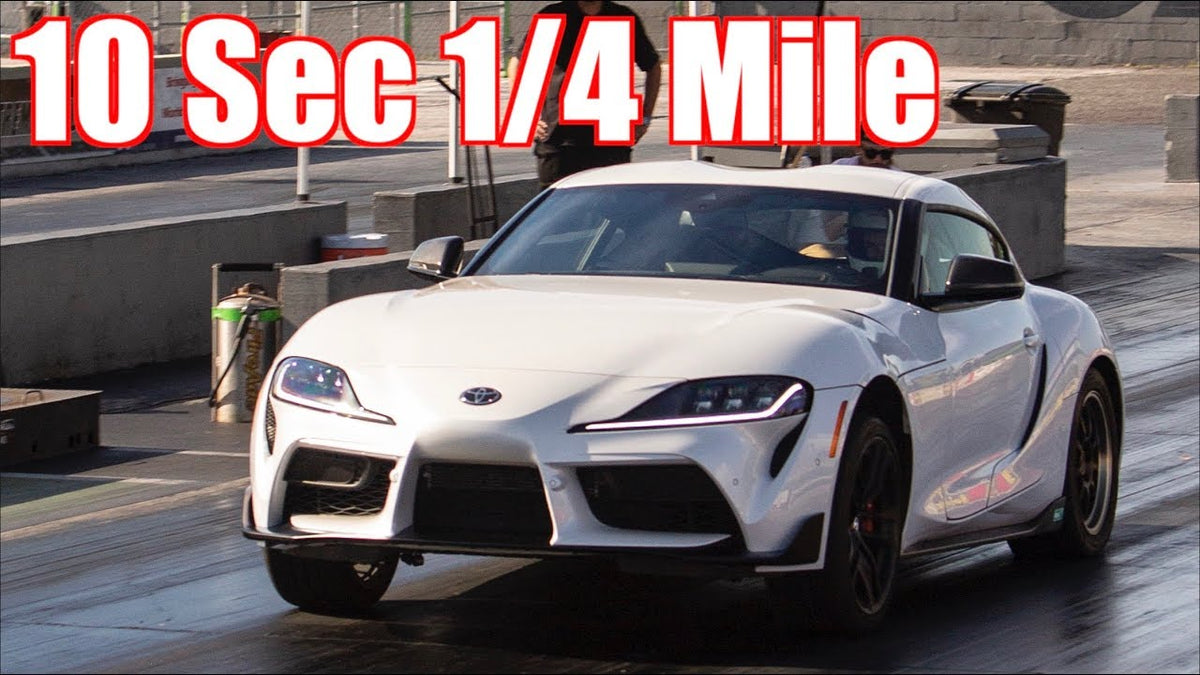 2020 Toyota Supra 10 Second 1/4 Mile! - Stock Turbo MKV