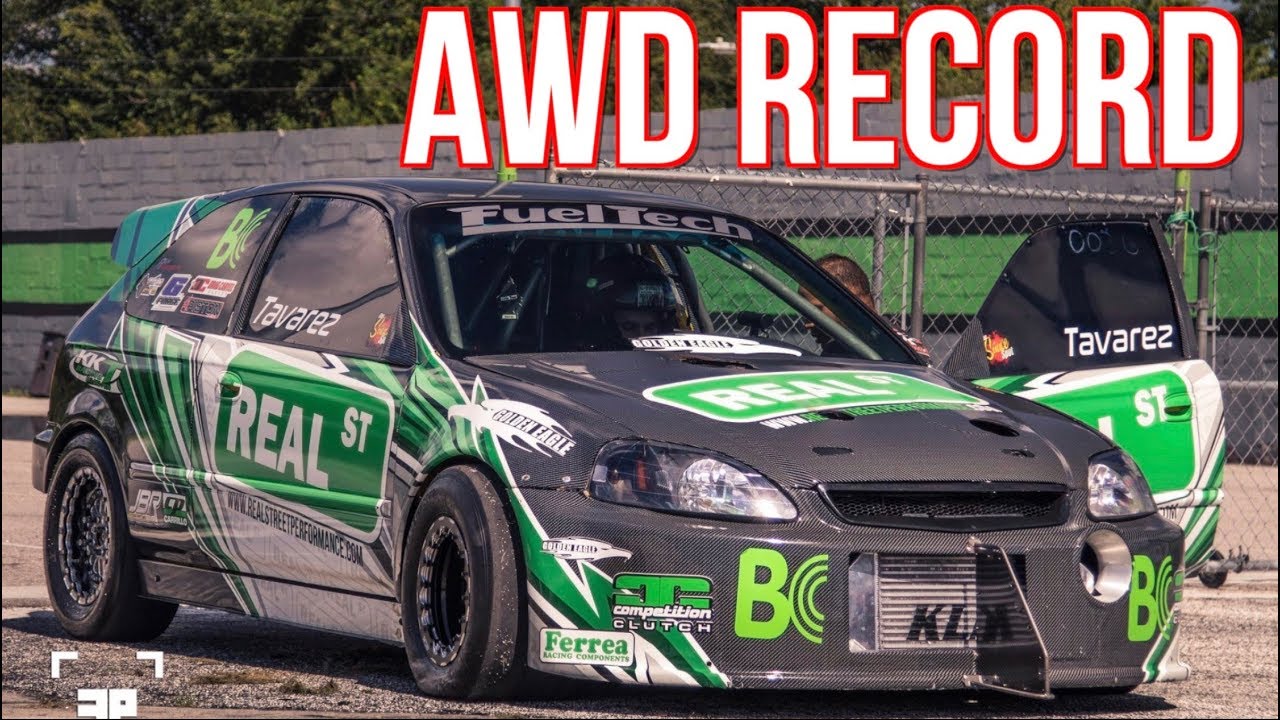 1400HP AWD Civic Breaks AWD Honda Record - 58PSI of BOOST!