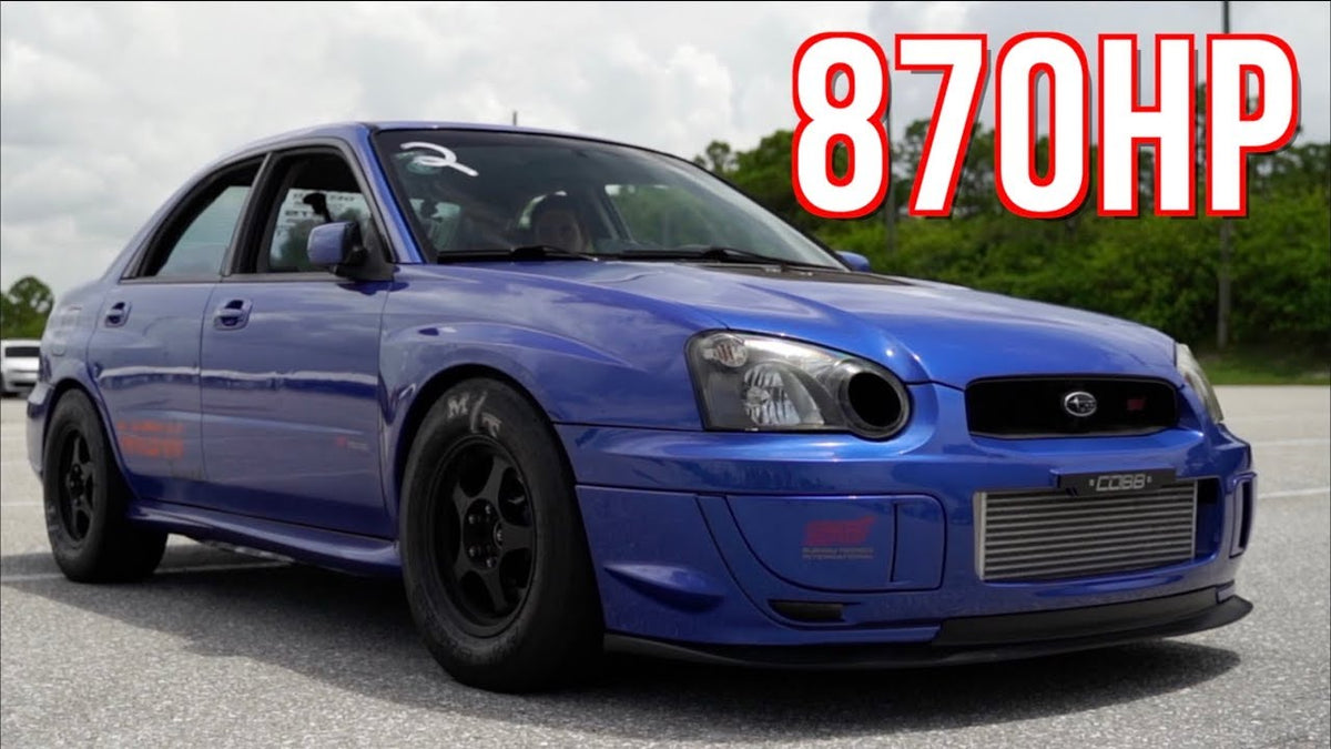 Subaru STI Quest for 8's | 900HP 80+ Drag Passes!