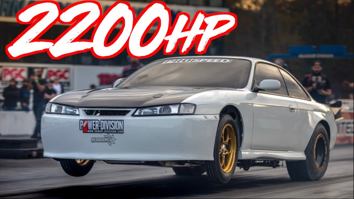 2200HP 240sx on 80lbs of Boost - Mind Blowing Speed!