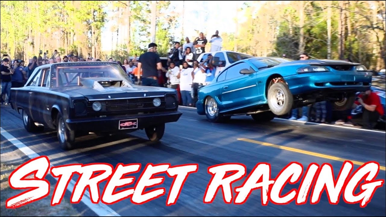 Mustang Wheel Flies Off While Street Racing - Street Mafia Vol 1