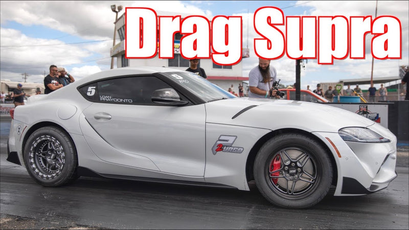 2020 Supra on Drag Wheels Looks Amazing - The Most 2020 Supras We've Ever Seen!