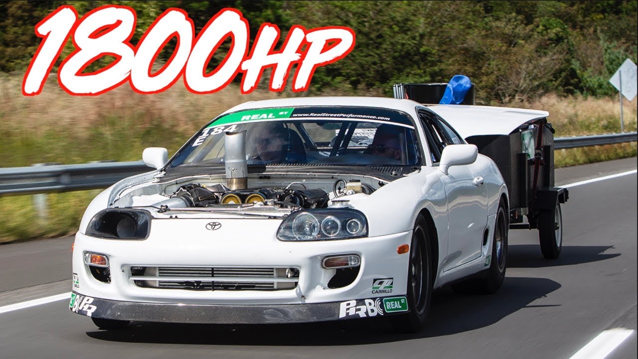 1800HP Supra 1000 Mile Road Trip - Fastest Import to Ever Complete Drag Week!