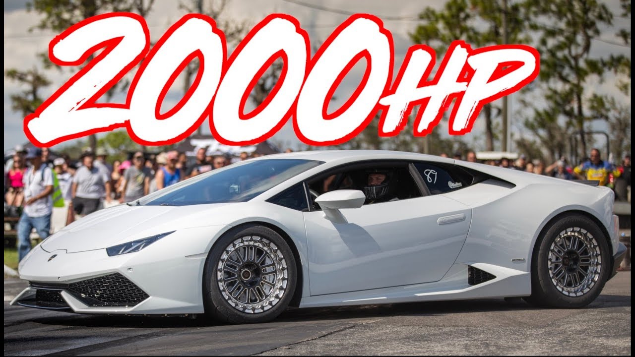 2000HP Drag Lambo and 1500HP Performante on the Street - BRUTAL Acceleration!