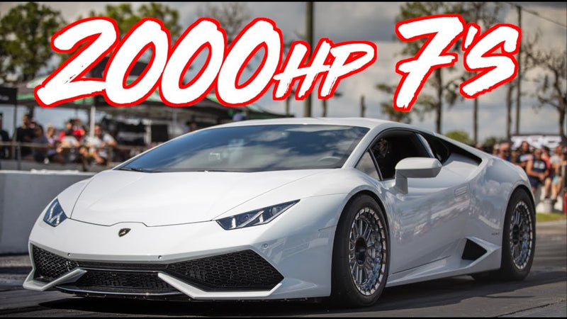2000HP Drag Lamborghini Huracan goes 7's! - INSANE ACCELERATION