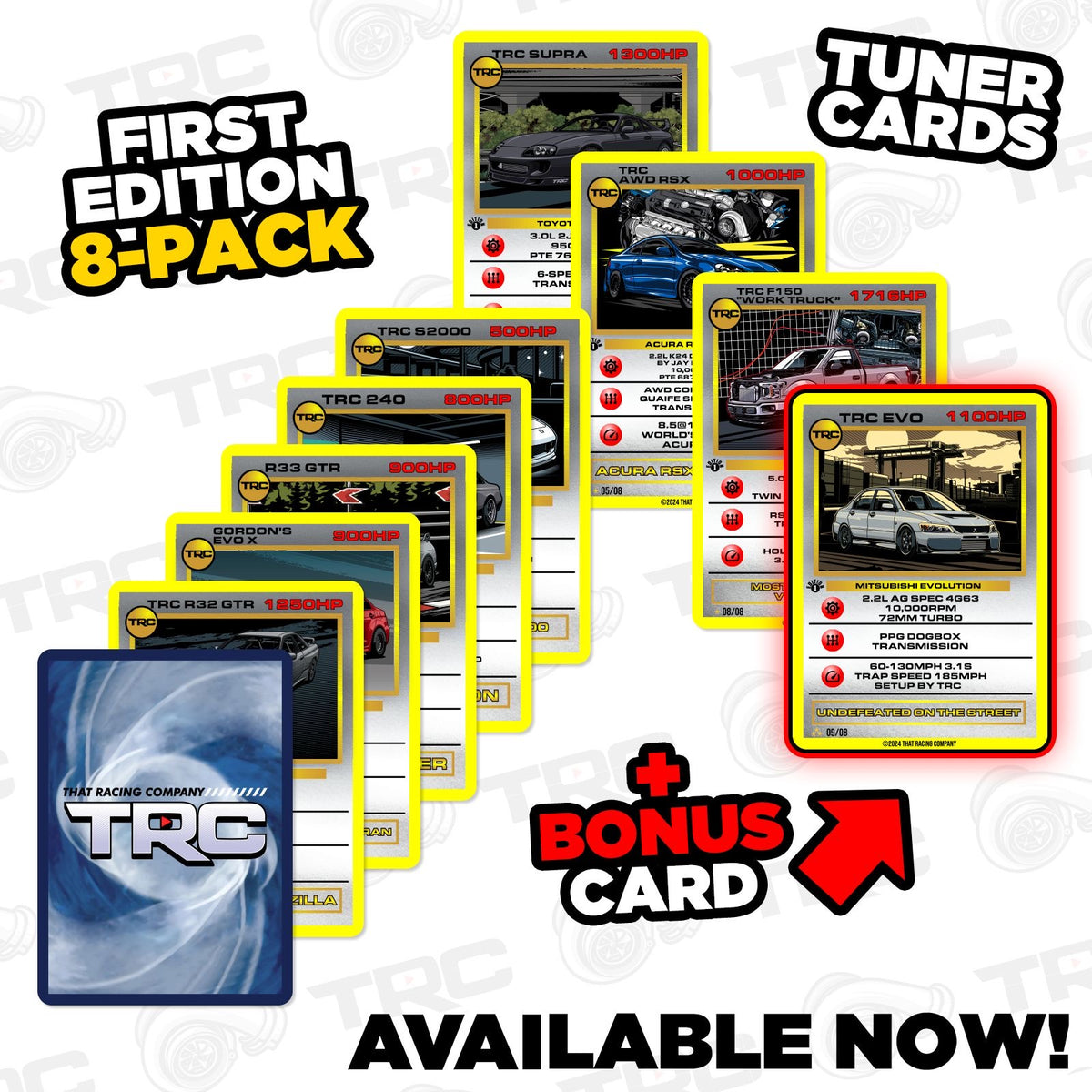 TRC Tuner Trading Cards (SOLD OUT)