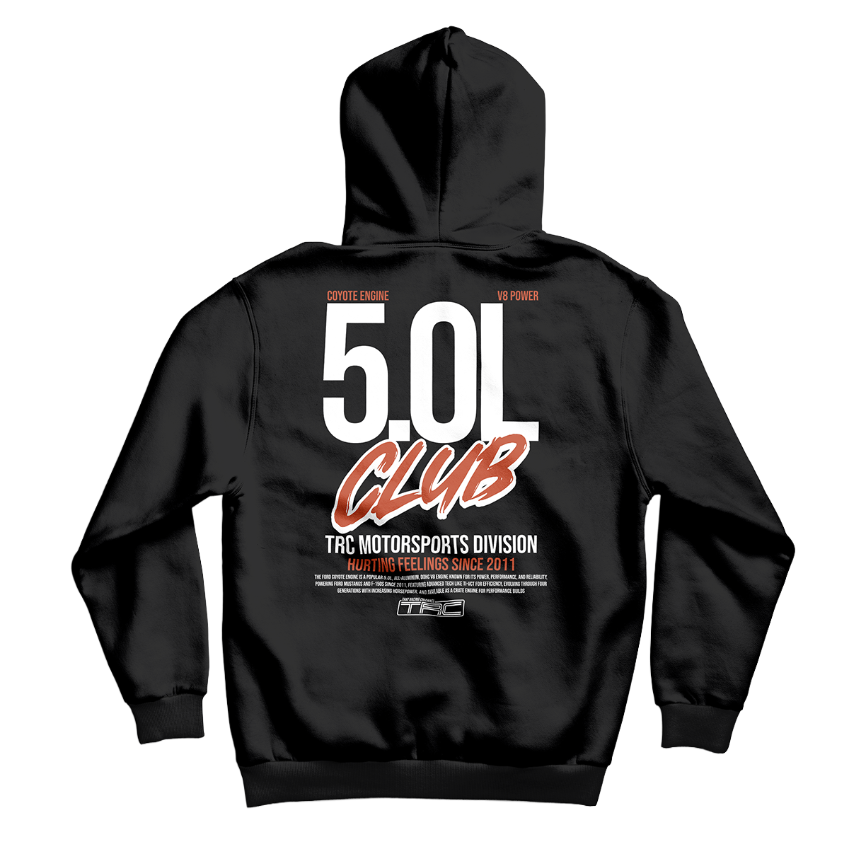TRC 'V8 Power' 5.0L Club Premium Hoodie