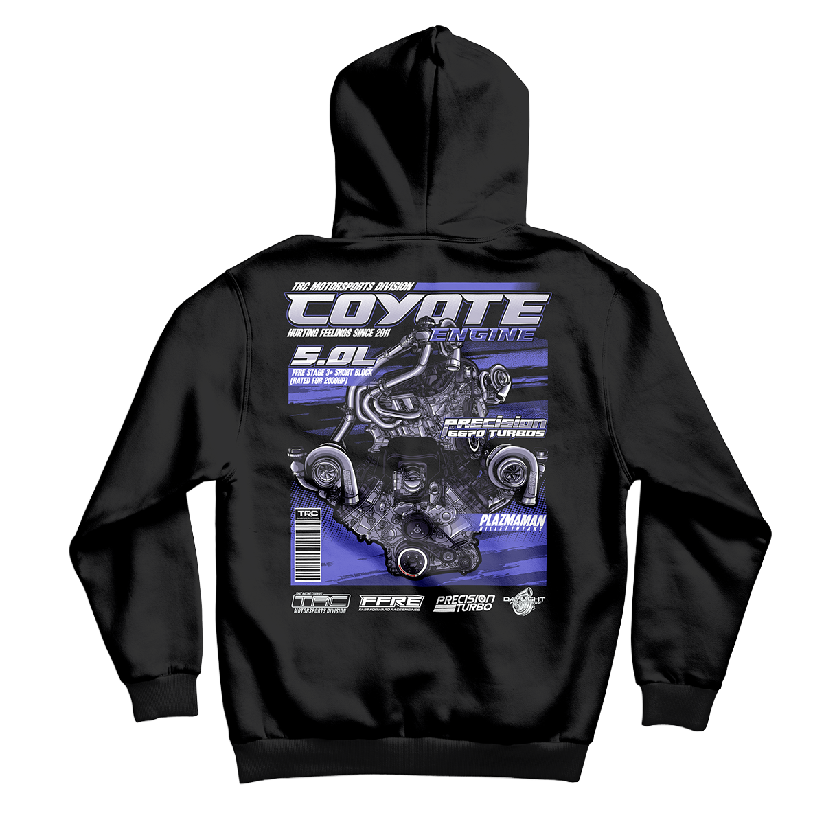 TRC FFRE Coyote Engine Collage Premium Hoodie