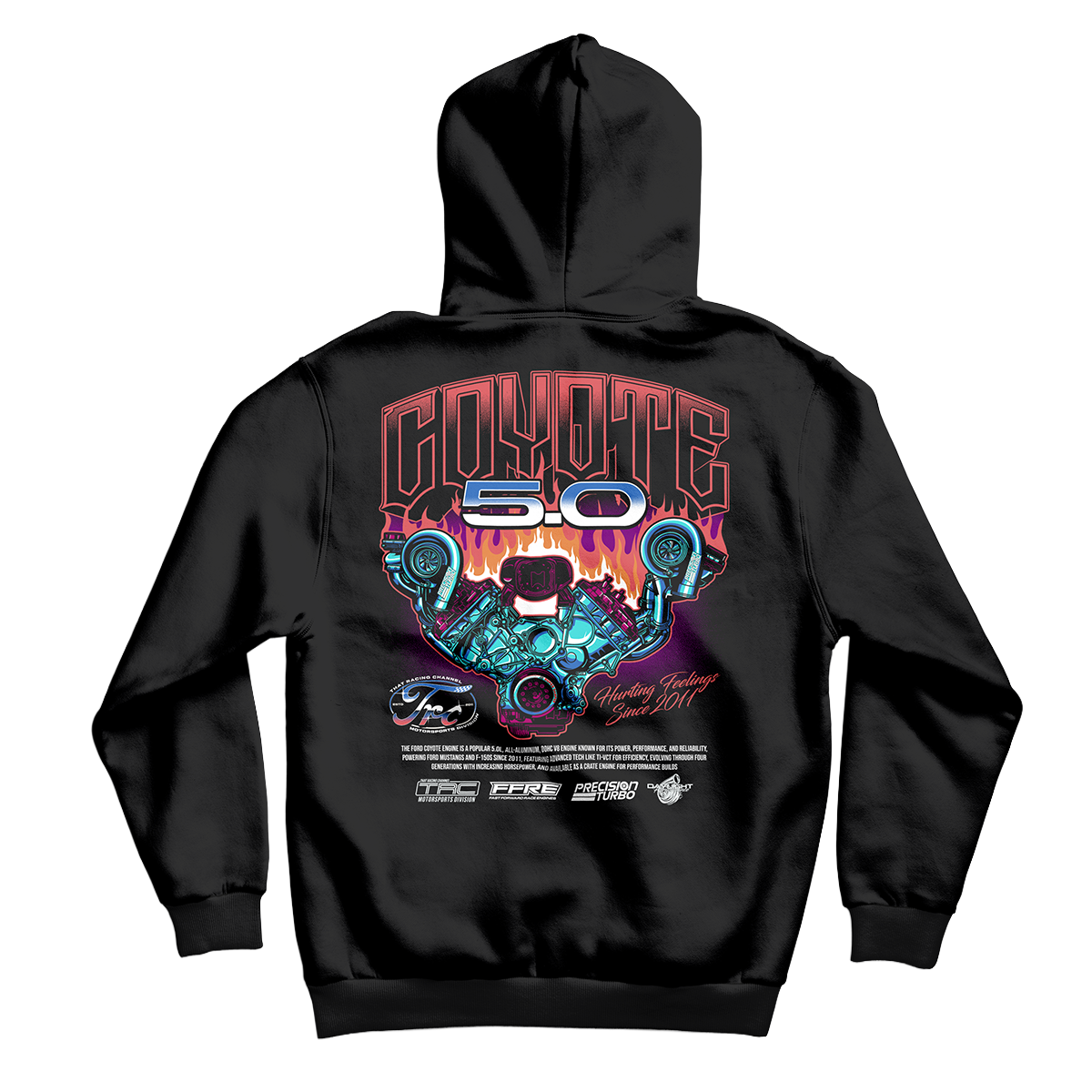 TRC 'Coyote 5.0' Engine Premium Hoodie
