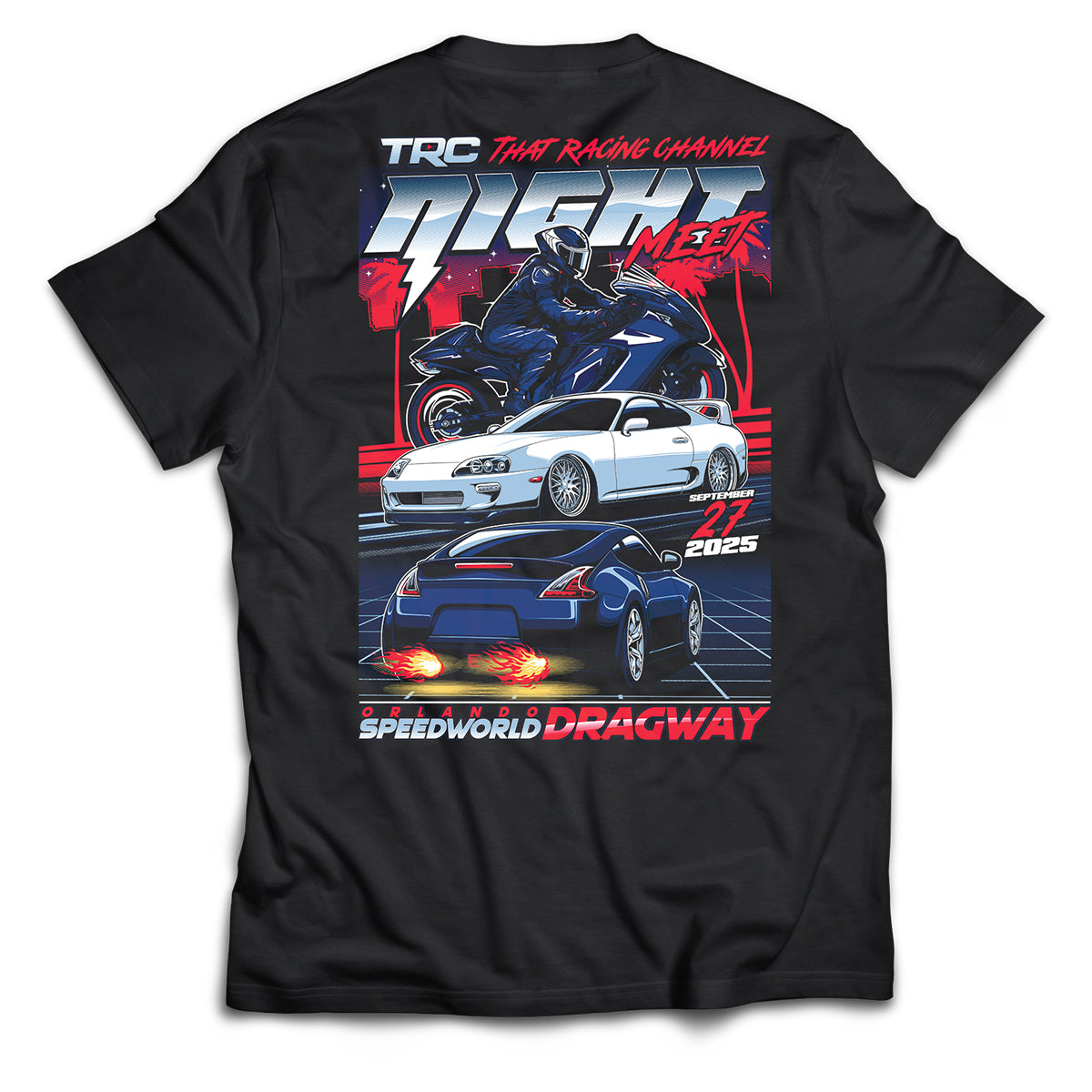 TRC Night Meet (Sept. 2025) Official Event T-Shirt (800 Entries)