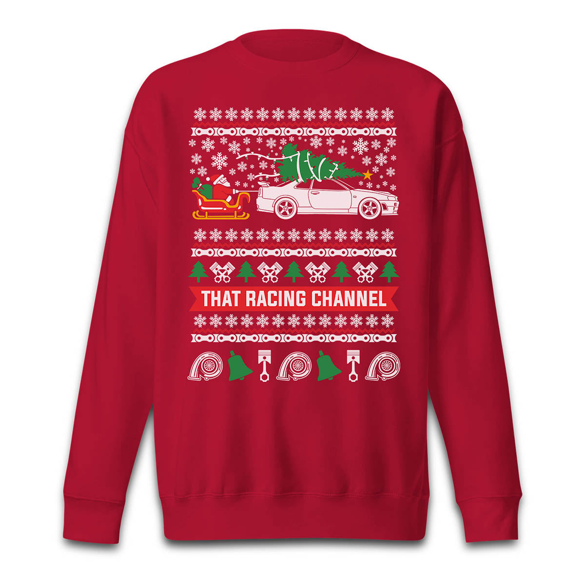 TRC Christmas R34 GT-R Premium Sweater (1200 Entries)
