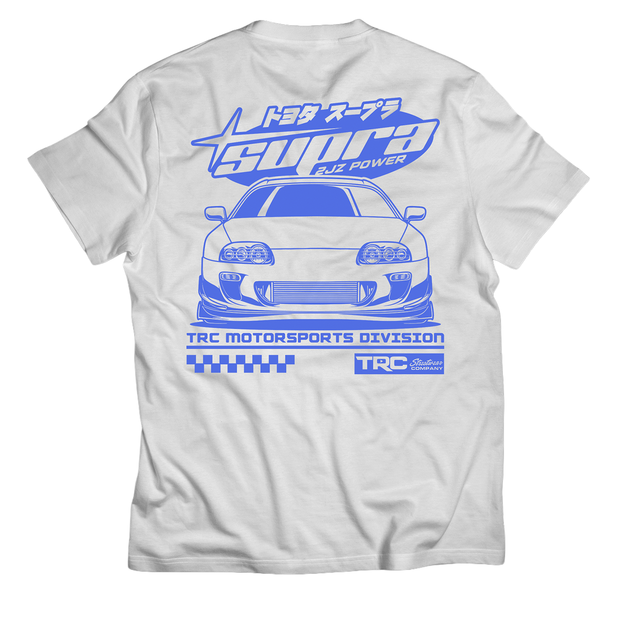 TRC Supra '2JZ Power' Premium White T-Shirt (900 Entries)