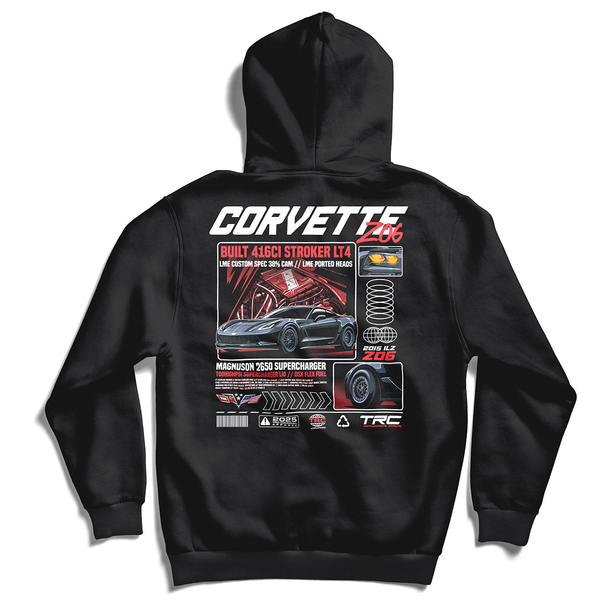 TRC Z06 Blueprint Premium Hoodie (650 Entries)