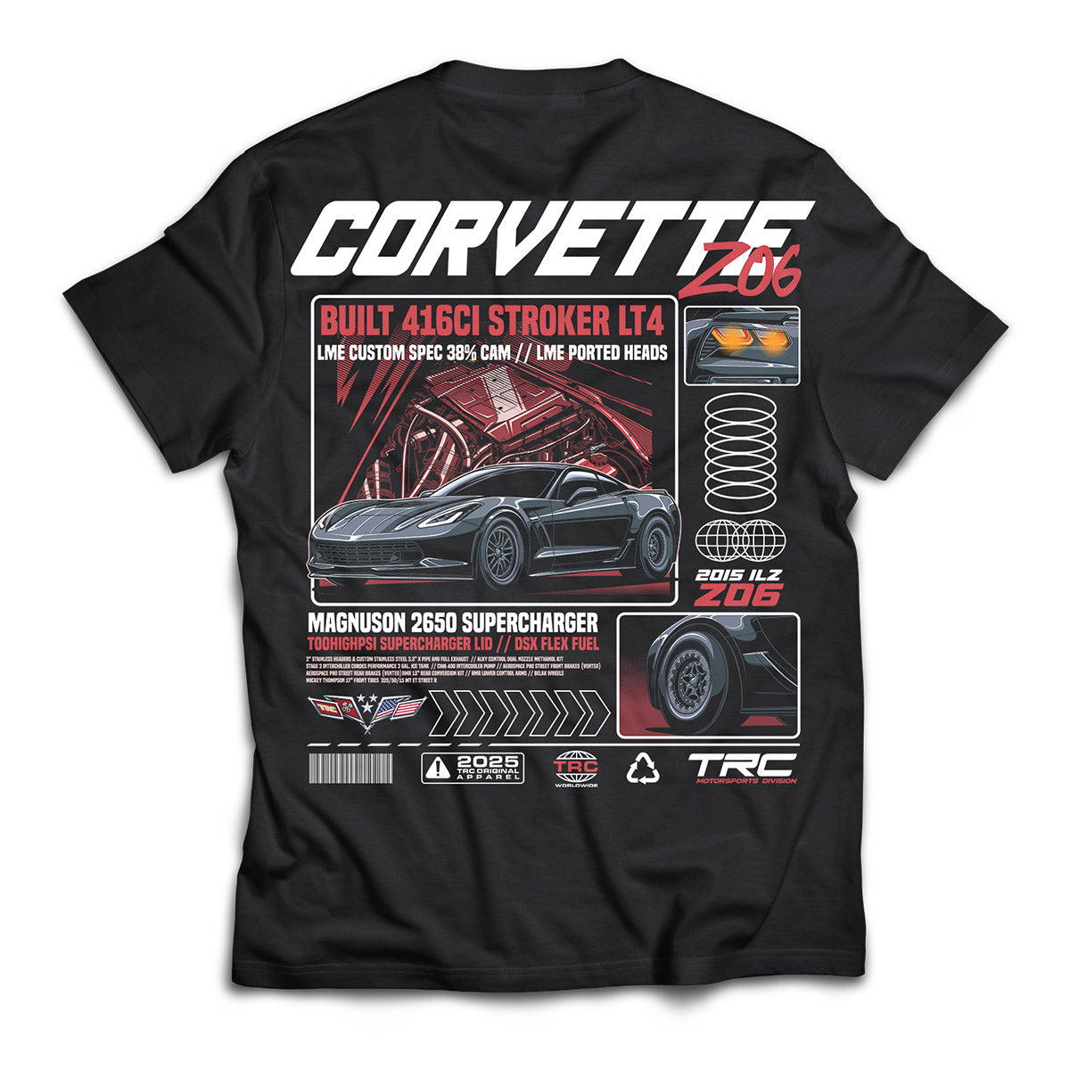 TRC C7 Z06 Blueprint T-Shirt (400 Entries)