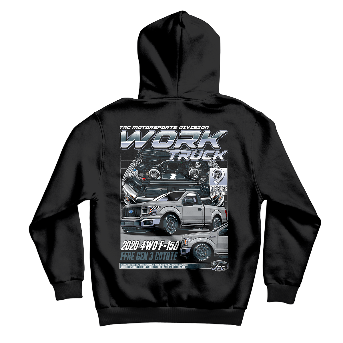 TRC F150 'Work Truck' Blueprint Premium Hoodie