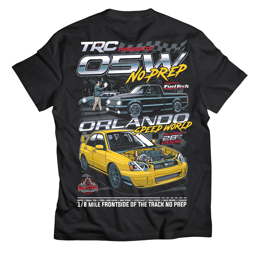 TRC No Prep (March 2026) Official Event T-Shirt – That Racing Channel
