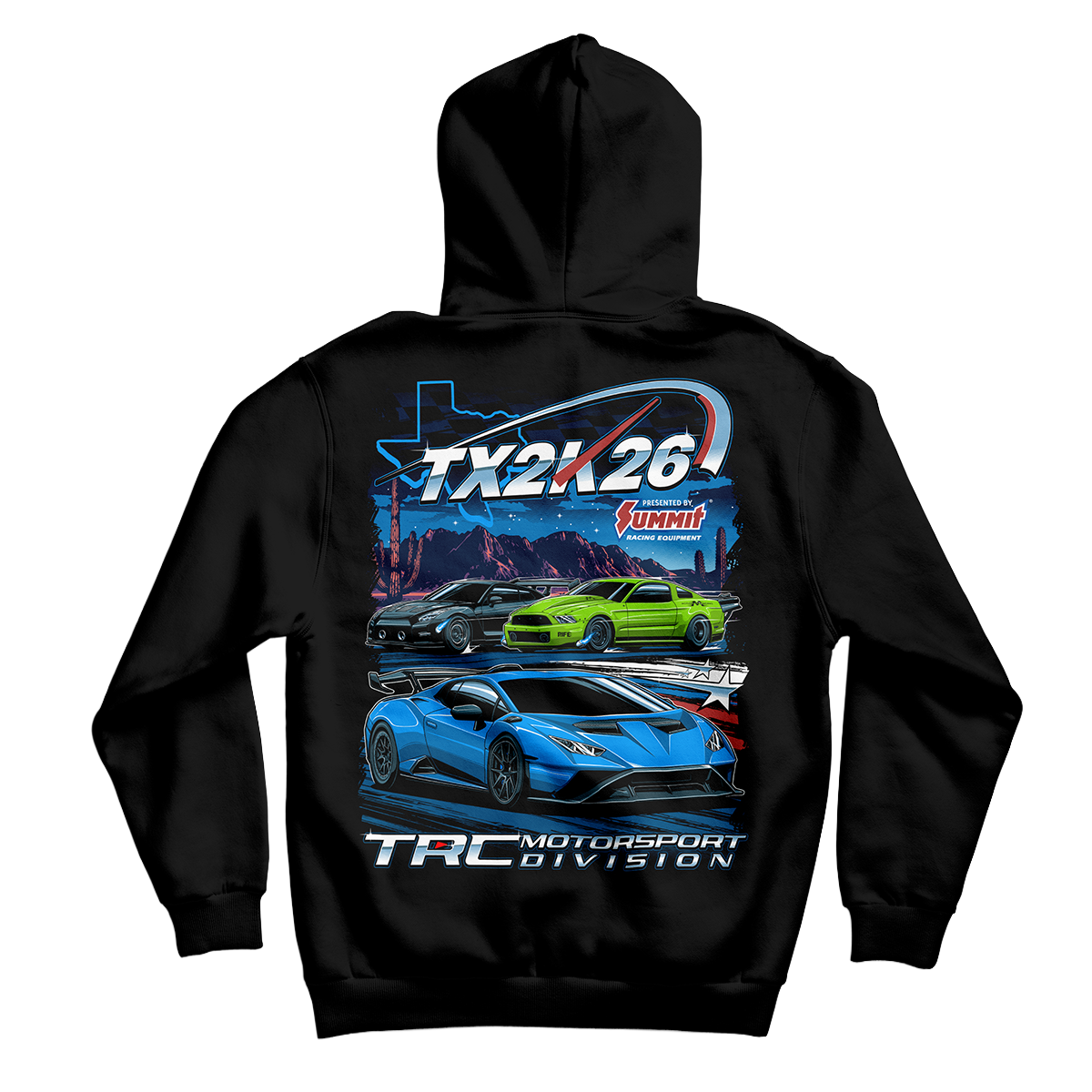 TRC x TX2K26 'Heavy Hitters' Premium Hoodie – That Racing Channel